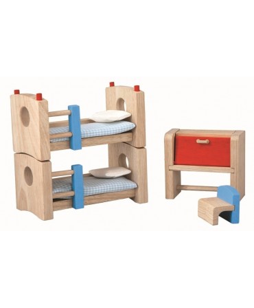 Set Mobilier pentru Căsuţa Păpuşii - Camera Copiilor, Plan Toys