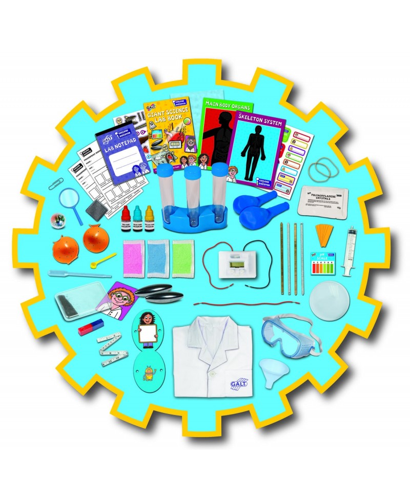 Set experimente Giant Science Lab, Galt