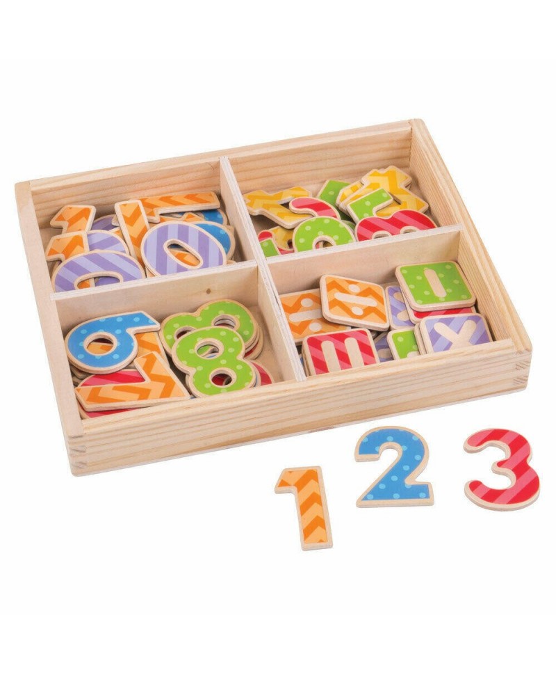Set numere magnetice Bigjigs Toys 3 - 6 ani